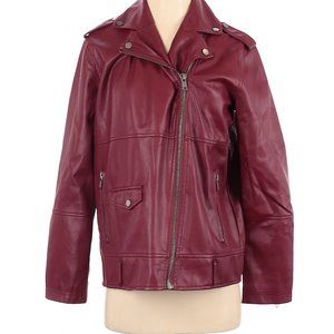 Monki Faux Leather Jacket Woman